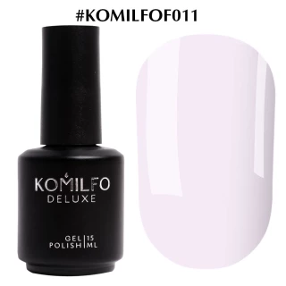 Гель-лак Komilfo French Collection №F011 (світло-бузковий, емаль, для френча), 15 мл