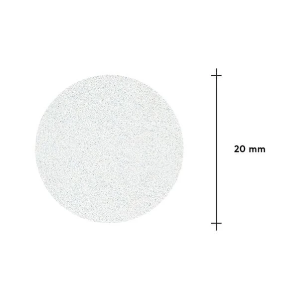 Replaceable white files on a soft base for the pedicure disk PODODISC STALEKS PRO M 180 grit (50 pcs.)