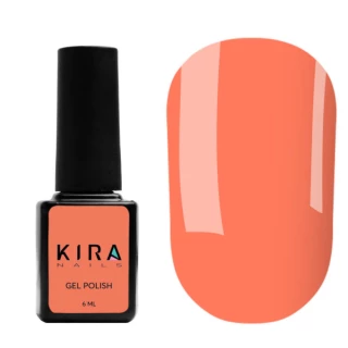 Гель-лак Kira Nails №019 (морквяний, неоновий), 6 мл