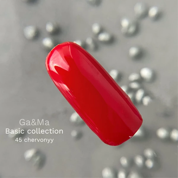 Ga&Ma Basic collection 045 красный, 10ml