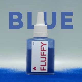 Easy Оксамитова пудра для нігтів Flaffy, Blue