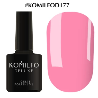 Lakier hybrydowy Komilfo Deluxe Series nr D177 (różowy, emalia), 8 ml